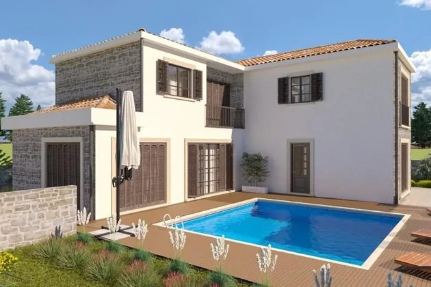 Moderní vila s bazénem Istrie, Poreč.