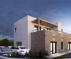 Vodice, ÚJ ÉPÍTÉSŰ, ház medencével, 176,40 m²