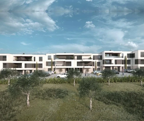 Pula, Kaštanjer, nowoczesny penthouse w nowym budynku, 2. piętro, 117,77 m², doskonała lokalizacja