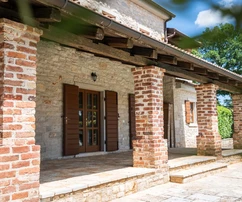 Istria, Poreč: Stredomorská vila s bazénom a výhľadom na more