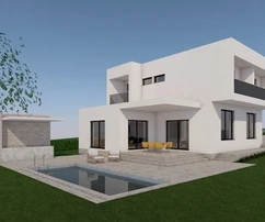 Poreč, Istrien: Neu gebaute moderne villa mit pool zu verkaufen