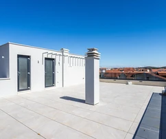 Vodice, Új építés N2 - S6, modern lakás a második emeleten tetőterasszal, 121,38 m²