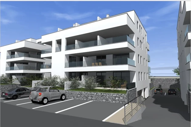 Pag, Povljana, appartement en duplex de trois pièces dans une nouvelle construction de haute qualité, 118,69 m²