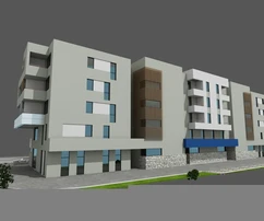 Trogir, 91 m²-es háromszobás lakás a harmadik emeleten, tengerre néző kilátással