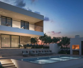 Jasenovo, exclusive modern villa with pool, garage and spacious garden