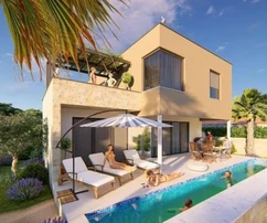 Contemporary villa with pool near the sea, Istria, Pula