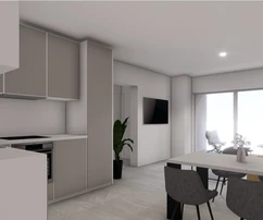 Istrie, Peroj, appartement deux pièces dans un immeuble neuf de haute qualité avec garage et vue directe sur la mer