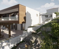 Villa an der Rogoznica-Riviera mit beheiztem Pool und Meerblick