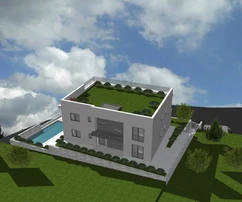 Nowoczesne wille na sprzedaż w Gradacu z widokiem w Chorwacji