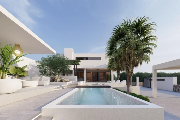 Rogoznica, vila s bazénem a výhledem na moře, 243,55 m²