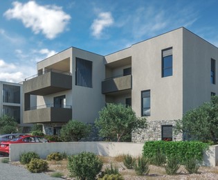 Przestronne mieszkanie ogrodowe z dwiema sypialniami na sprzedaż w Brodaricy