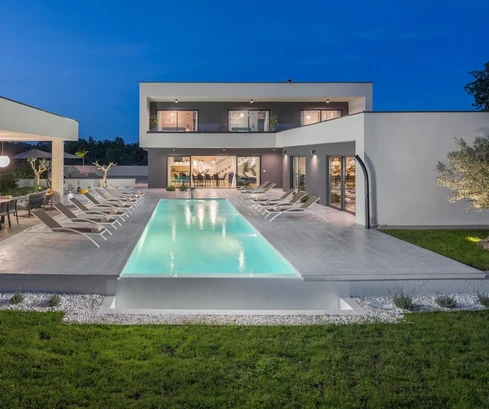 Villa moderne avec piscine à vendre en Istrie en Croatie