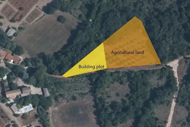 Istrien, Višnjan: Baugrundstück mit Investitionspotenzial zu verkaufen