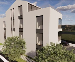 Istra, Rovinj, Luxusný prízemný dvojizbový byt so súkromnou záhradou, 300 m od pláže