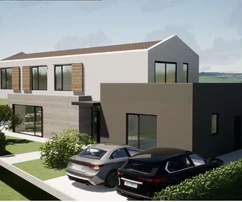 Istrie, poblíž Poreče: Moderní vila s bazénem a zahradou