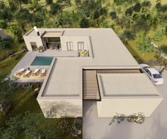 Medencés villa eladó Šibenik Dubravában Horvátországban