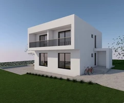 Poreč, Istrie: Nově postavená moderní vila s bazénem na prodej