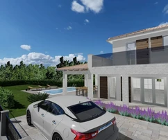 Moderne Villa mit Pool in ruhiger Lage, Svetvinčenat