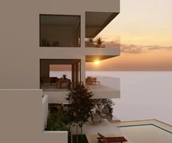 Apartment with heated pool for sale in Omiš Pisak in Croatia