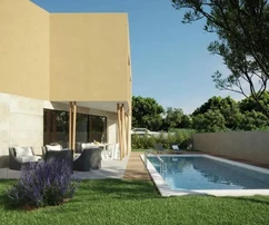 Belle villa avec piscine en construction, Istrie, Novigrad