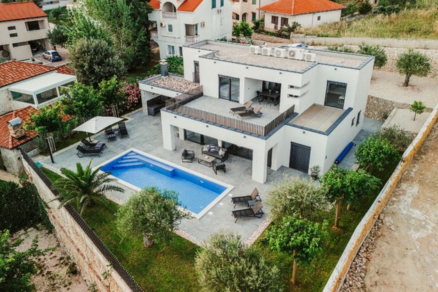 Modern Villa with Stunning Sea View Near Zadar