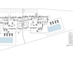 Современные одноэтажные дома с бассейнами на продажу в Тиньяне, Хорватия