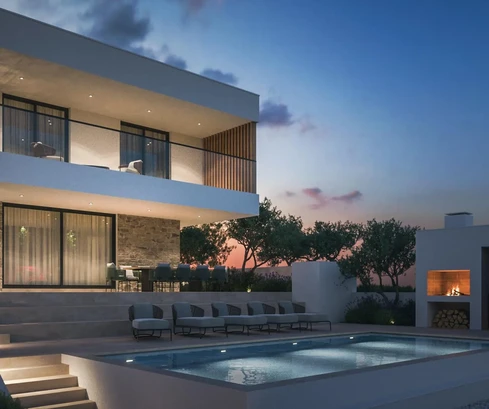 Jasenovo, villa moderna esclusiva con piscina, garage e ampio giardino