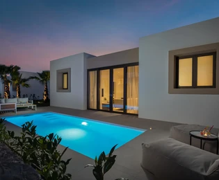 Tkon, Palms Resort, luxusní vila s bazénem a výhledem na moře