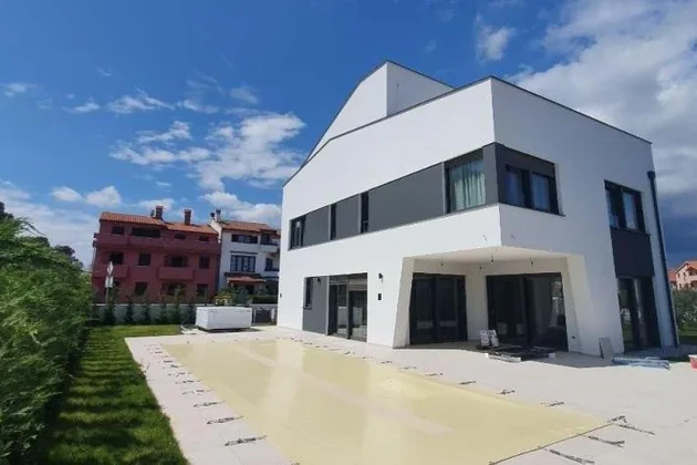 Enchanting modern villa with pool and sea view, Istria, Fažana