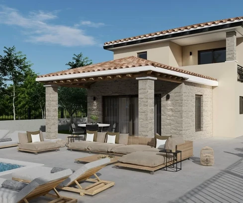 Istrien, Poreč: Moderne Villa mit Pool in Meeresnähe