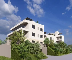 Zadar, Petrčane, penthouse luxueux de trois chambres avec une magnifique vue sur la mer