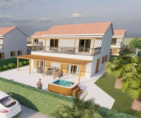 NEW RUSTIC VILLA WITH JACUZZI AND GARDEN!