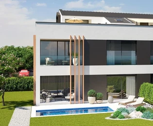 Mieszkanie z prywatnym ogrodem na sprzedaż w Rovinji w Chorwacji