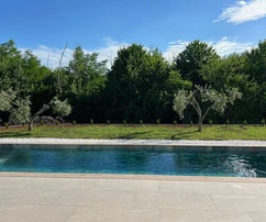 Modern single-story home with a pool for sale in Labin in Croatia