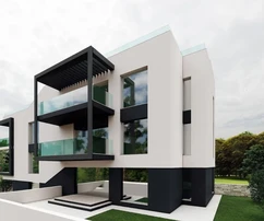 Apartamento de lujo de dos habitaciones en planta baja - primera línea junto al mar - Privlaka