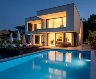 Villa bifamiliare con vista panoramica sul mare, Istria, Opatija