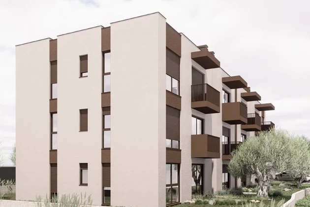 Vodice - Apartament S7 na drugim piętrze, widok na morze