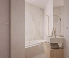 Istrien, Umag - Green Tower Residence, luxuriöse Ein-Zimmer-Wohnung mit Terrasse im 2. Stock