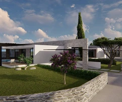 Csendes vodnjani részen medencés villa eladó Horvátországban