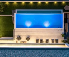 Istria, Medulin: Luxusná vila s výhľadom na more a wellnessom