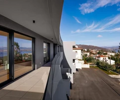 Lovran, exkluzivní penthouse o rozloze 172,07 m² v novostavbě s panoramatickým výhledem na moře.