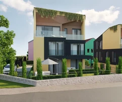 EXCLUSIVE PENTHOUSE IN NEW URBAN VILLA, 500 M FROM THE SEA!