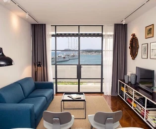Appartamento con tre camere da letto in vendita a Spalato Bačvice con vista sul mare in Croazia
