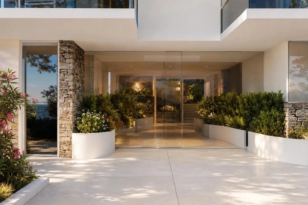 Opatija Privé, appartement exclusif de 68 m² avec deux chambres, piscine, salle de sport, jardin