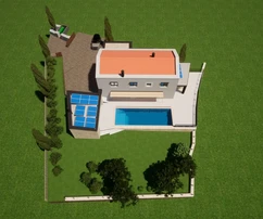Istria, Rovinj - Terreno con permiso de construcción para villa contemporánea