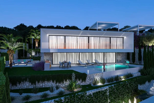 Luxusná vila s bazénom na predaj v okolí Dubrovníka v Chorvátsku