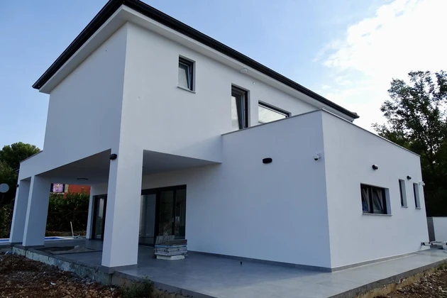 Malinska, Miholjice, villa familiare di 161,78 m², con piscina e vista mare