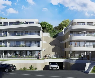 Lussuoso appartamento con due camere da letto in vendita a Opatija in Croazia