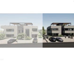 Isztria, Poreč – Modern földszinti lakás saját udvarral