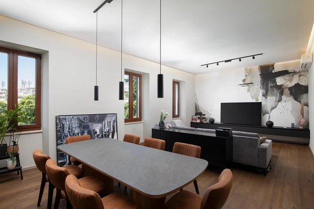 Pula, centrum - prémiový byt renovovaný designérem v historické budově, 200 m od Arény